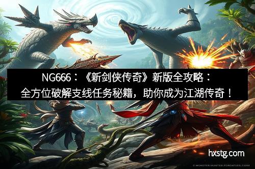 NG666：《新剑侠传奇》新版全攻略：全方位破解支线任务秘籍，助你成为江湖传奇！